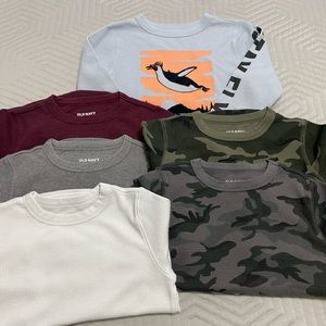 Boys Old Navy Long Sleeve Thermal Tees